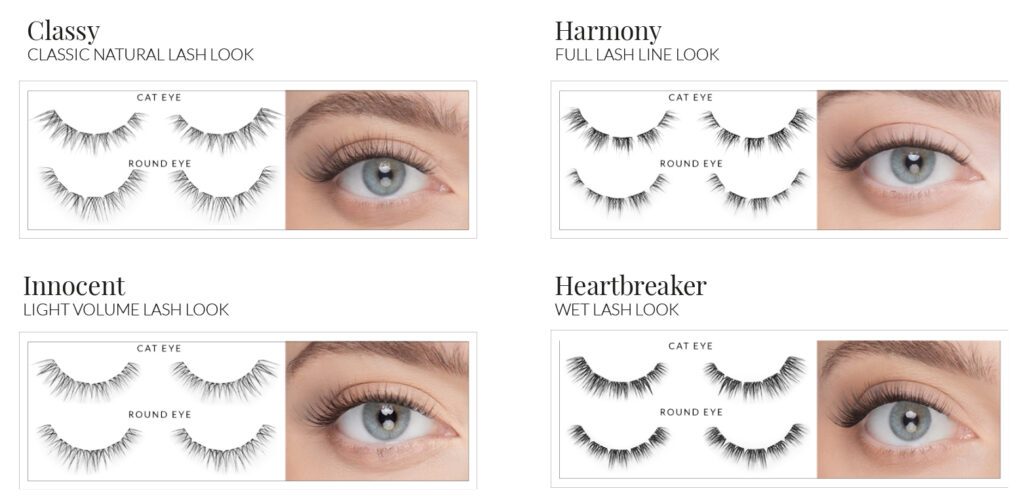 Selbstklebende Wimpern nanolash